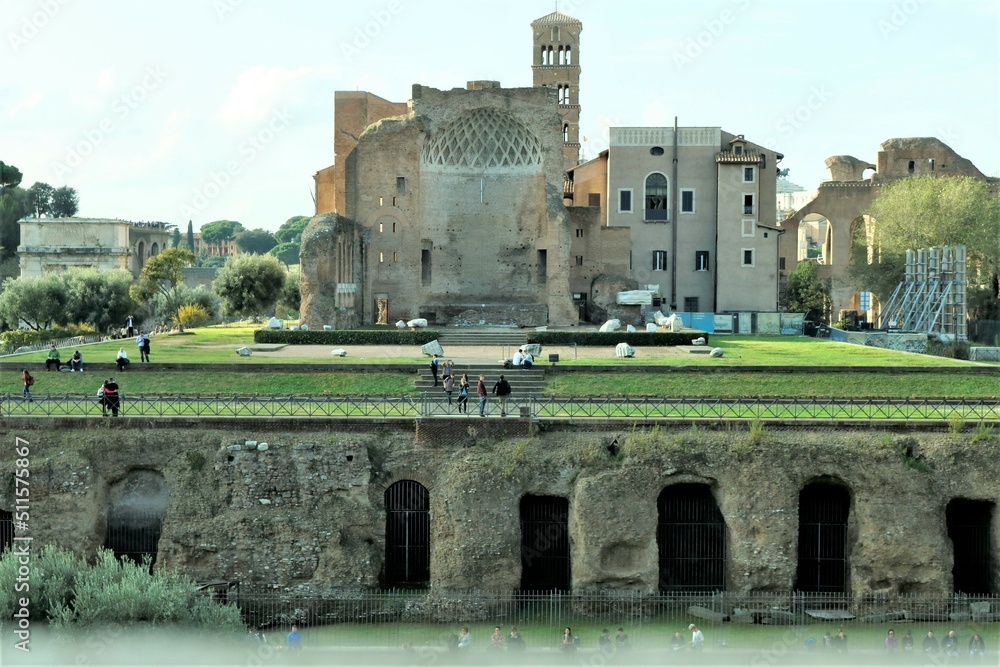 view of the castle of the castle, Roma 