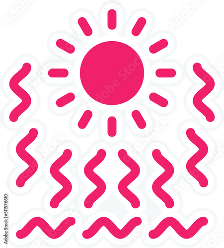 Heat Wave Icon Style