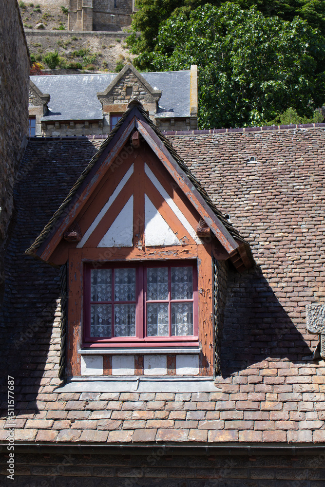 The beautiful Mont Saint Michel in Normandy, France