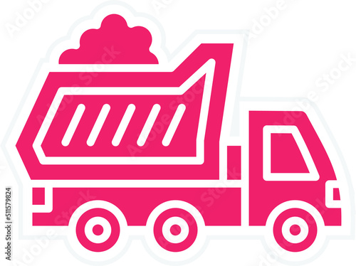Dump Truck Icon Style