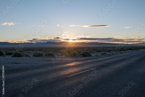 sunrise in Nevada