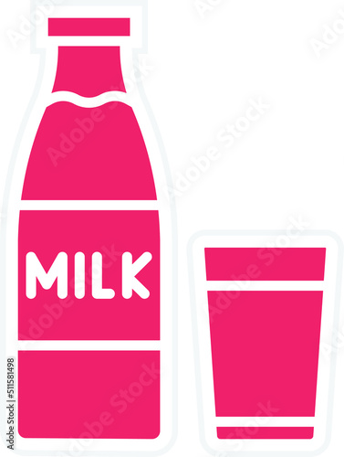 Milk Icon Style