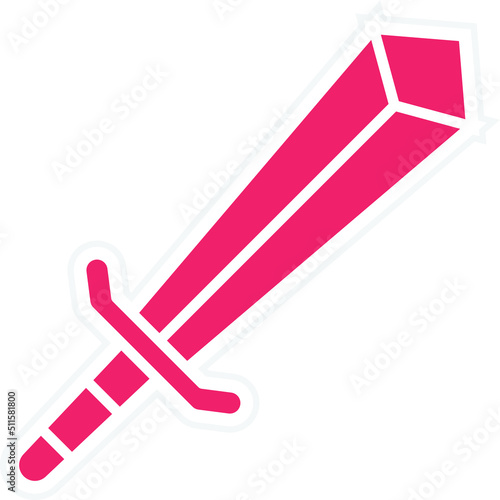 Sword Toy Icon Style