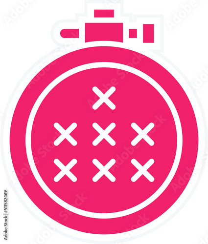 Cross Stitch Icon Style