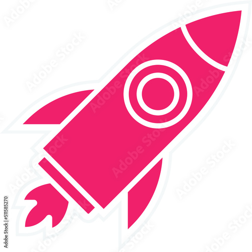 Space Booster Icon Style
