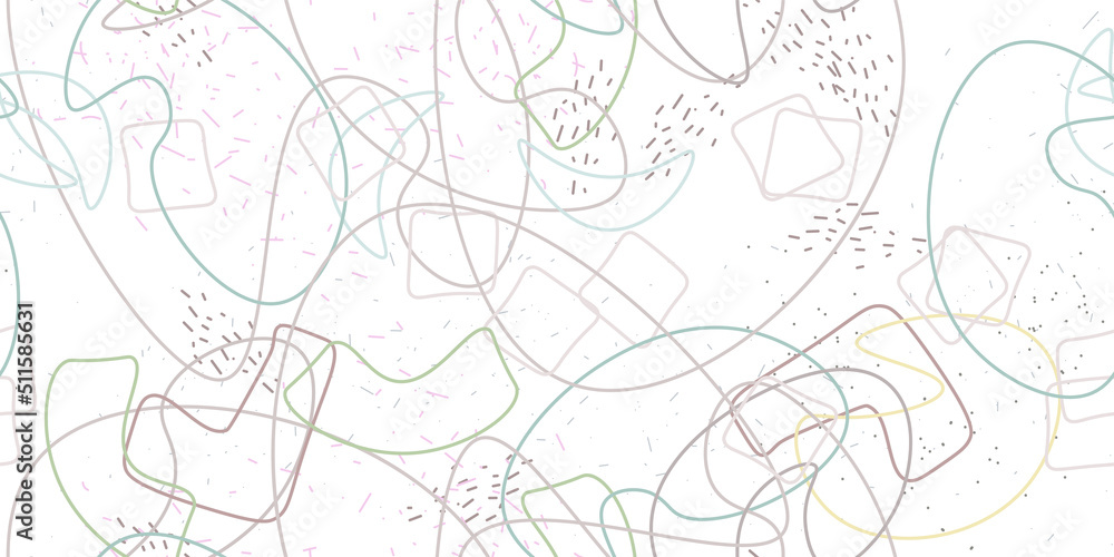 Chaotic Simple Seamless Pattern Textile One Line Chaotic Simple Seamless Pattern Textile One Line