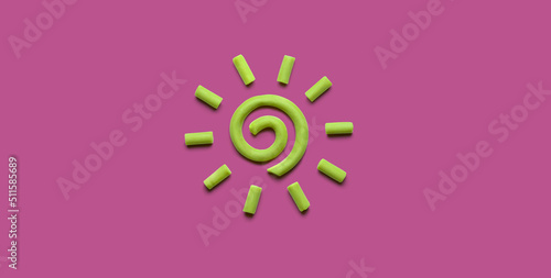 Spiral sun creative symbol logo concept. Summer or travel logo. Corporate graphic design