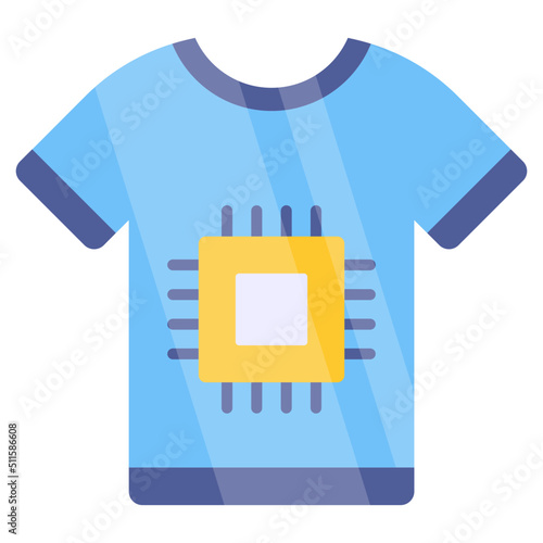 Trendy vector design of smart clothing