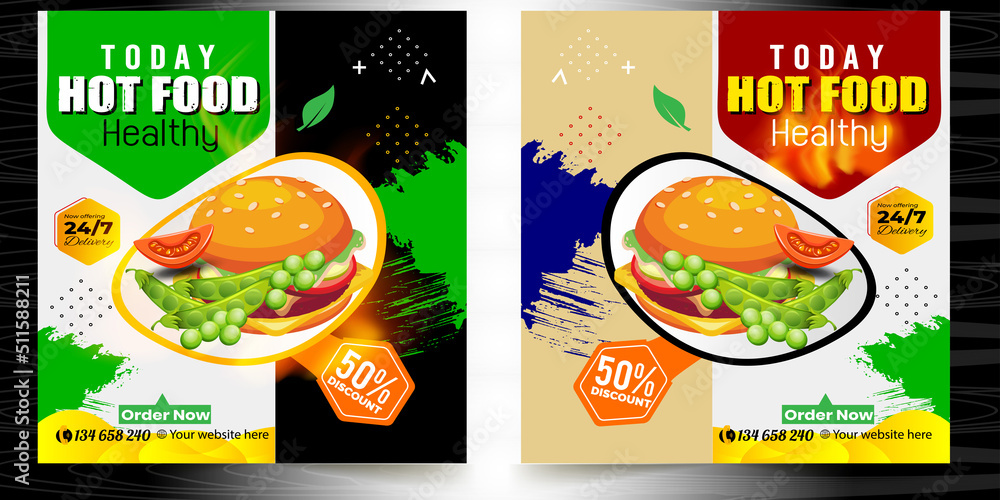 Restaurant discount food Burger Flyer Design, Todays Menu snake Chinese meal ad Template, Delicious Fast Food Pizza Poster, social media post template Banner Restaurant discount food Burger Flyer Design, Todays Menu snake Chinese meal ad Template, Delicious Fast Food Pizza Poster, social media post template Banner