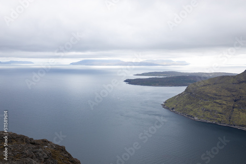 View from Sugar na Stri in the Cuillin Mountains on the Isle of Skye