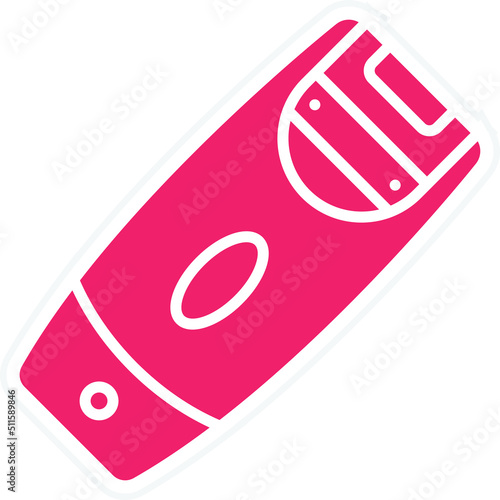 Electric Shaver Icon Style
