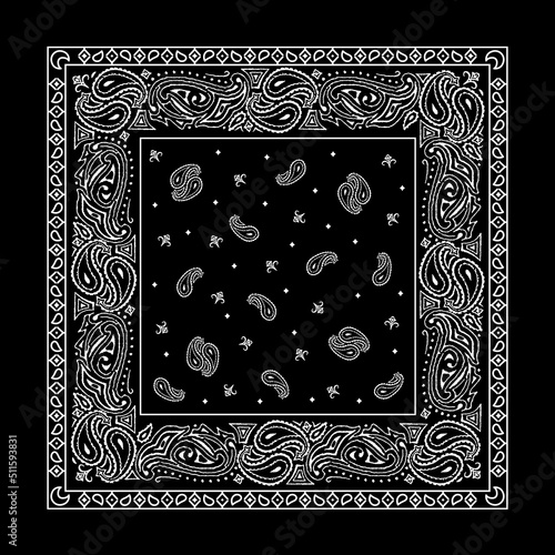 Canvastavla Seamless authentic pattern, ethnic print.