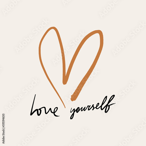 Self care line art minimalist boho icon or logo holistic healing meditation for harmony and love