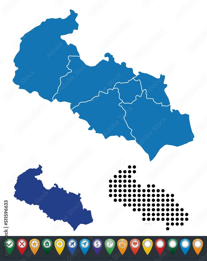 Set maps of Moravian-Silesian Region