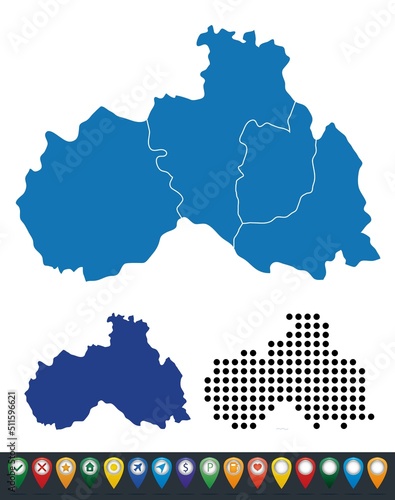 Set maps of Liberec Region
