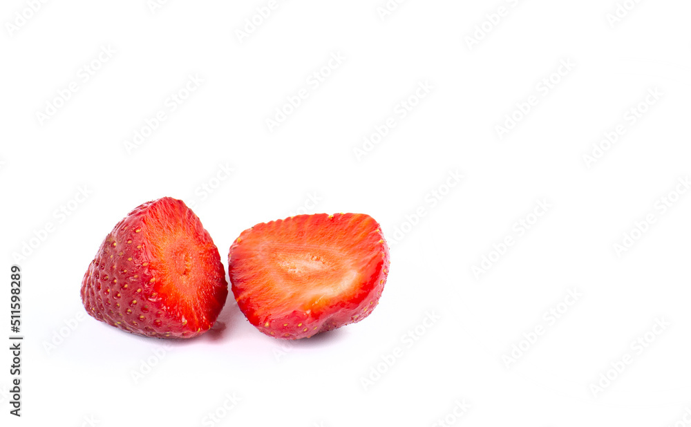 Strawberries on a white background. isolated. Summer Strawberries on a white background. isolated. Summer