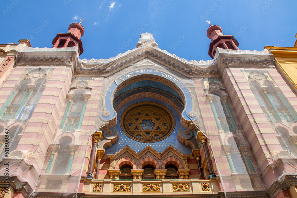 Obraz premium a photo for Jerusalem Synagogue in Prague city