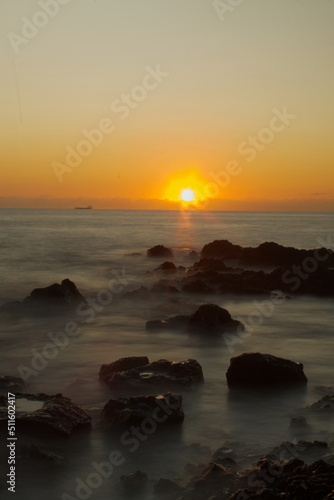 Long exposure at the beach