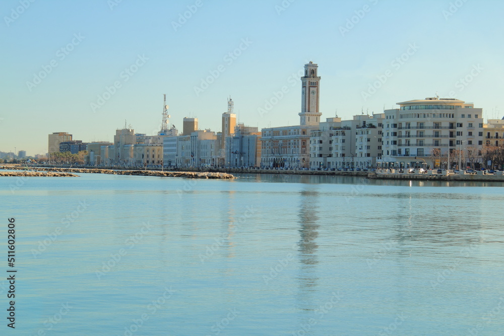 Obraz premium Cityscape of the old city of Bari