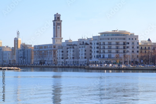 Cityscape of the old city of Bari