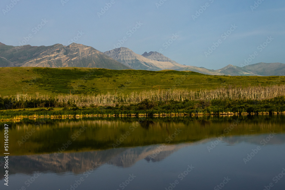 Roadside Waterton Lakes National Park Alberta Canada