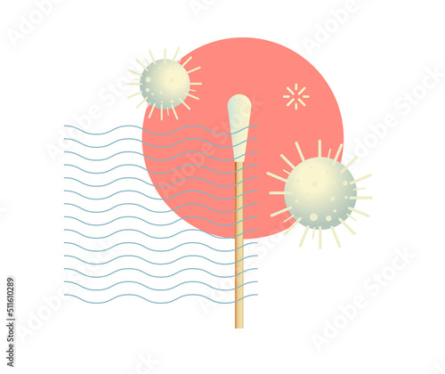 Nasopharyngeal Swab Testing - Icon