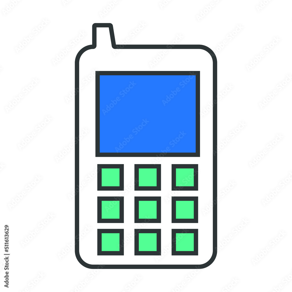 Mobile phone icon. Smartphone symbol. Vector illustration logo Mobile phone icon. Smartphone symbol. Vector illustration logo