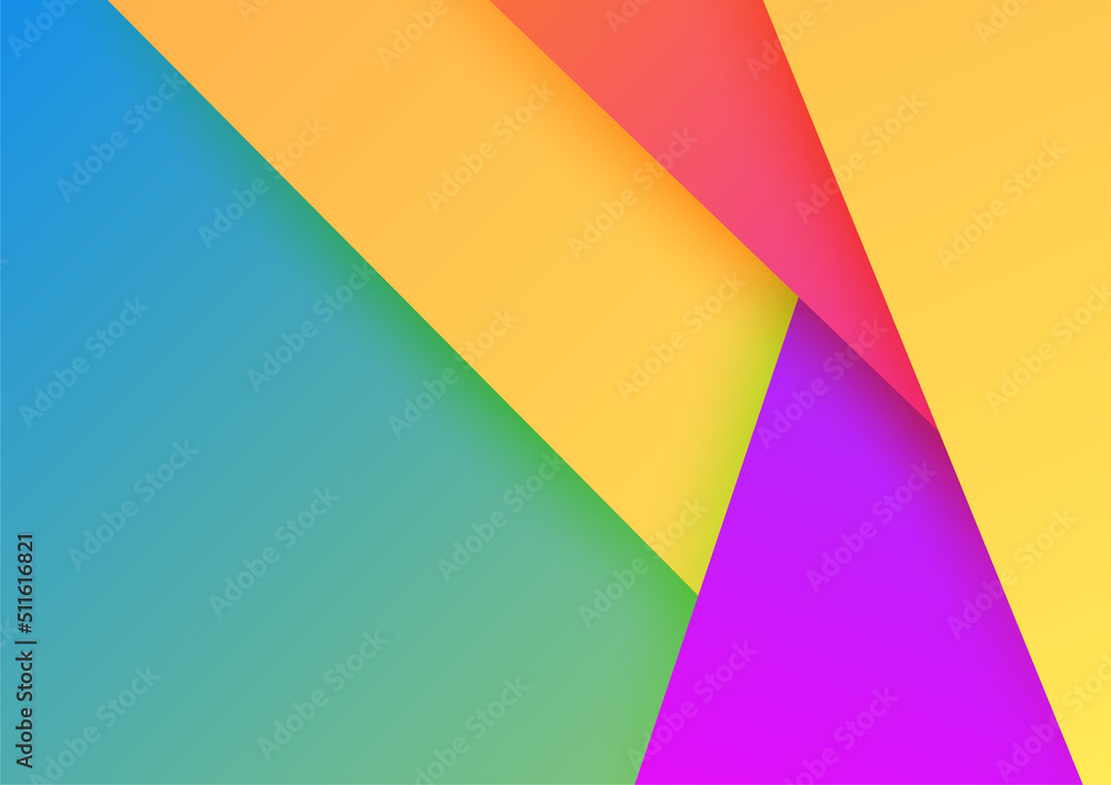 Modern 3d blue orange red green abstract background with geometric shapes. Background with abstract graphic elements for presentation background design. Modern 3d blue orange red green abstract background with geometric shapes. Background with abstract graphic elements for presentation background design.