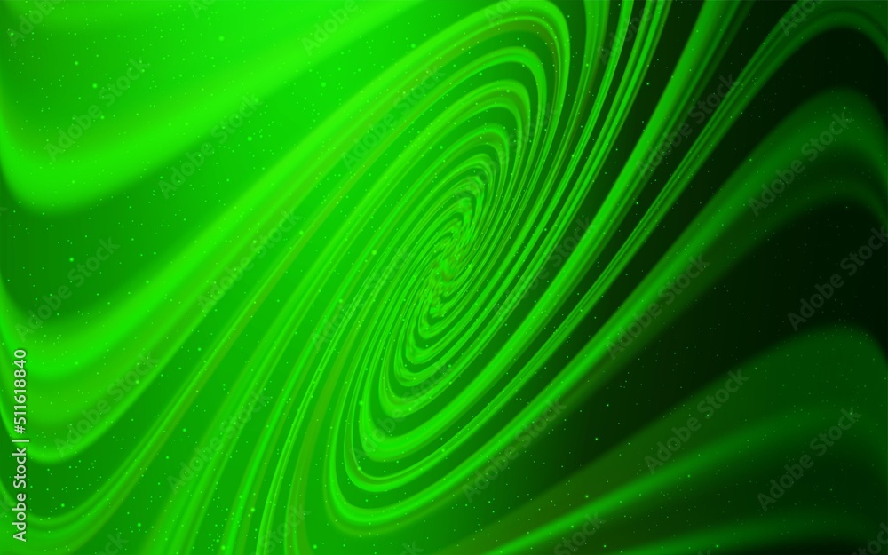 Light Green vector pattern with night sky stars. Light Green vector pattern with night sky stars.