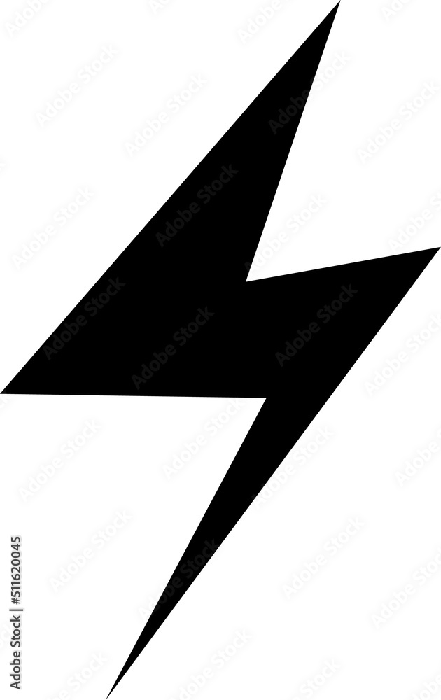 Lighting Bolt Icon Vector Illustration Style line art on white background..eps Lighting Bolt Icon Vector Illustration Style line art on white background..eps