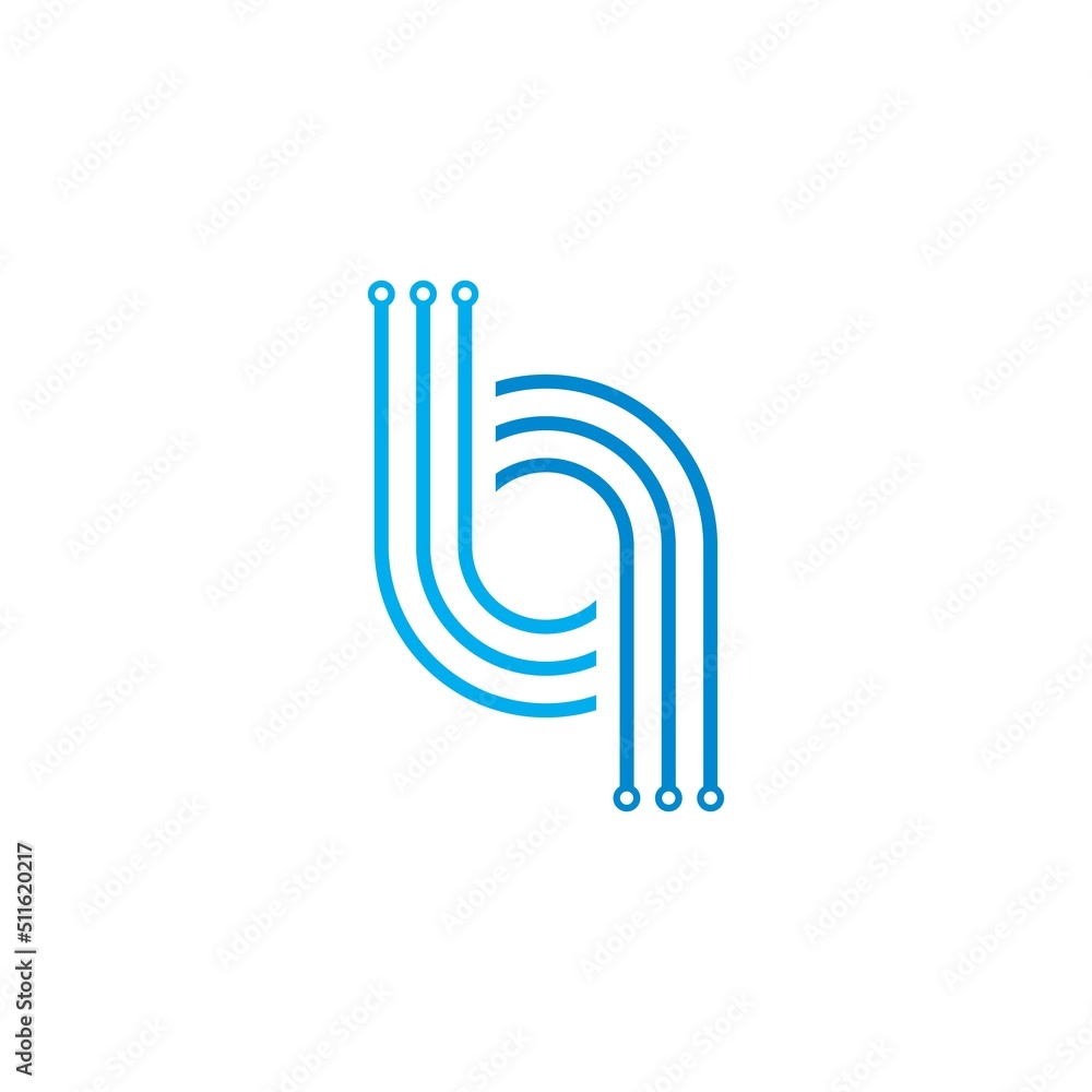 Vector Logo Technology concept illustration Vector Logo Technology concept illustration