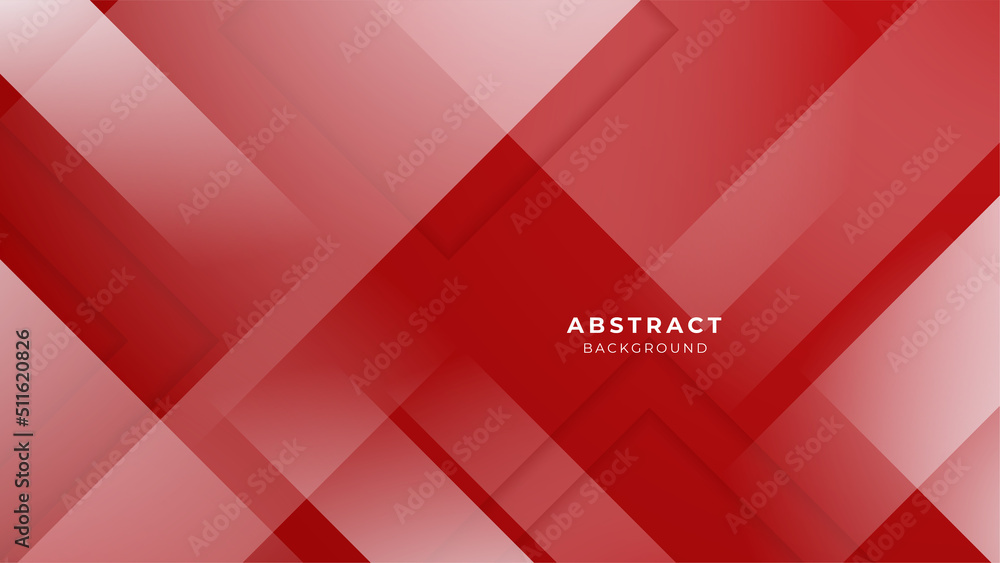 Red abstract background with white geometric shapes Red abstract background with white geometric shapes