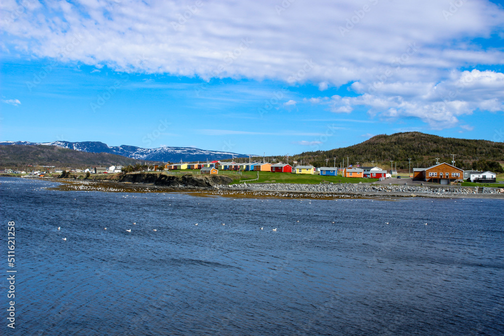The pier of rocky harbour newfoundland located within gros morne national park