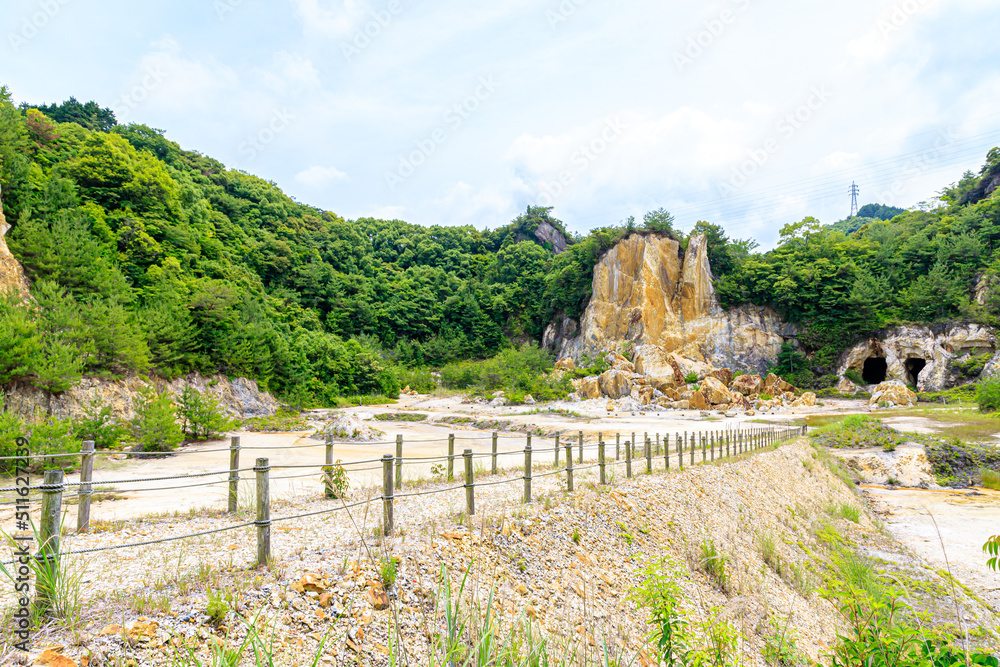 初夏の泉山磁石場　佐賀県有田町　Izumiyama magnet field in early summer. Saga-ken Arita town.