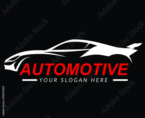 sport car club logo silhouette