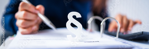 Photos Close-up Of A Red Paragraph Symbol