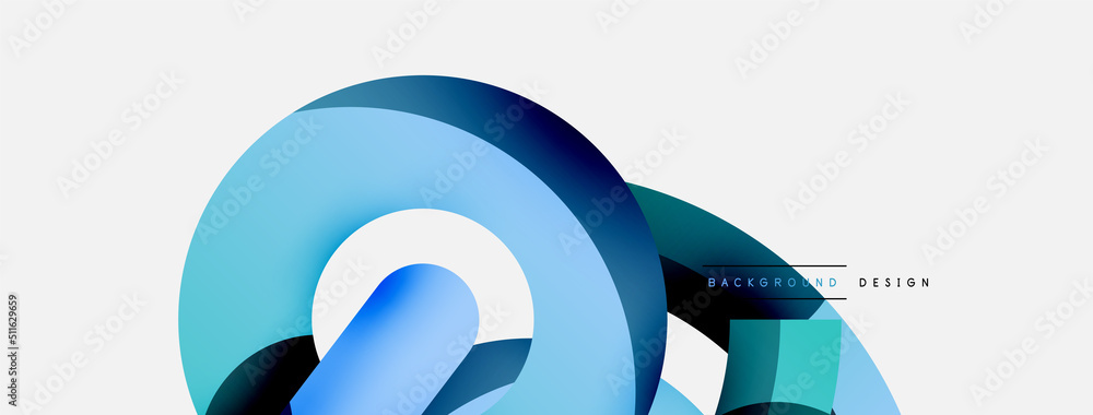 Circle abstract background. Vector illustration for wallpaper banner background card or landing page