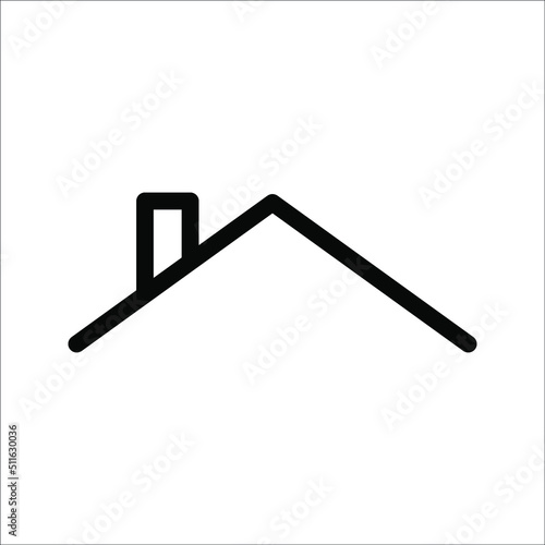 House roof icon, on a white background.