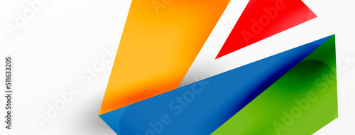 Background abstract overlapping shapes. Minimal composition vector illustration for wallpaper banner background or landing page Free Download Background abstract overlapping shapes. Minimal composition vector illustration for wallpaper banner background or landing page - GFXLoad