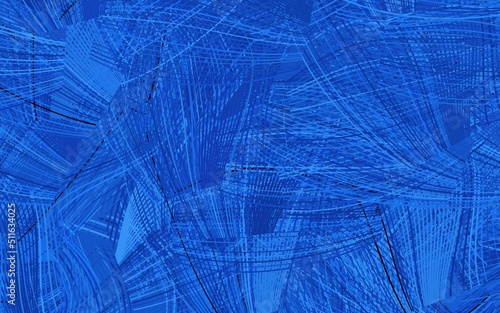 Light BLUE vector pattern with random forms.