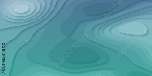 Luxury Papercut multi layers 3D dark gray color texture vector background. Abstract modern geometric shape multi layer 3d papercut luxury background with multi color elements, topography map concept.