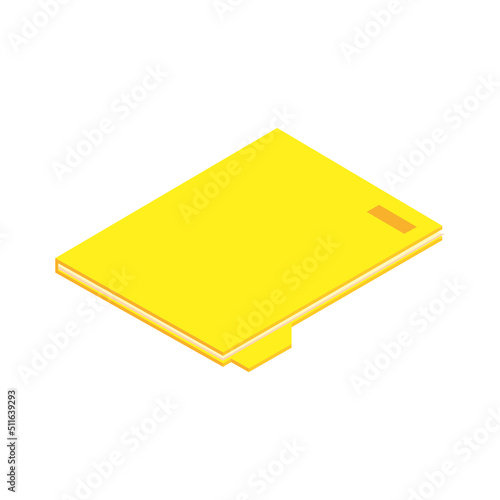 yellow folder design