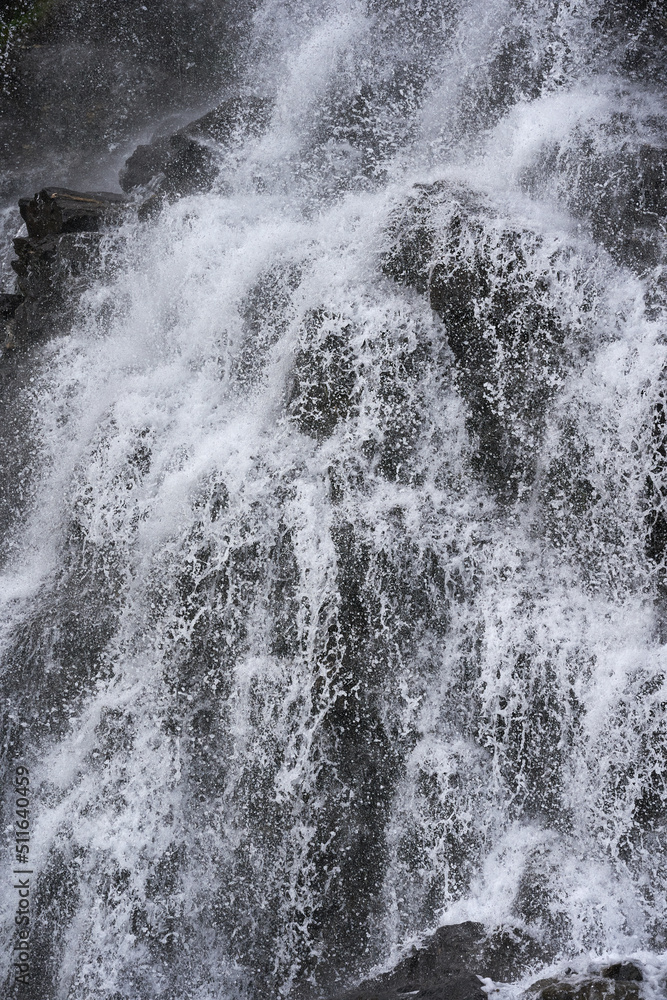 Waterfall in the early summer Waterfall in the early summer