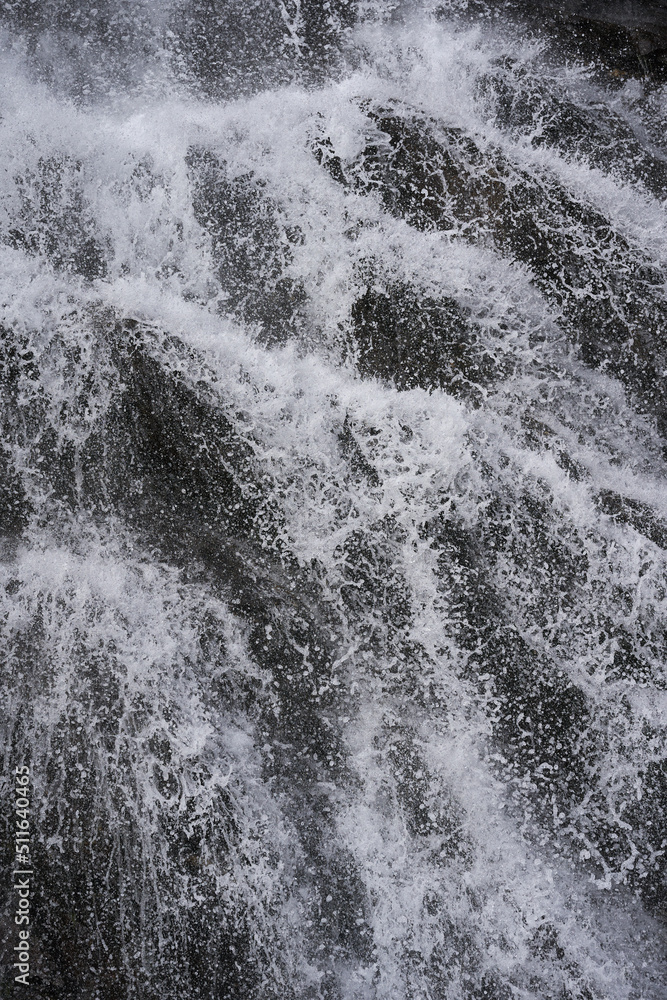 Waterfall in the early summer Waterfall in the early summer