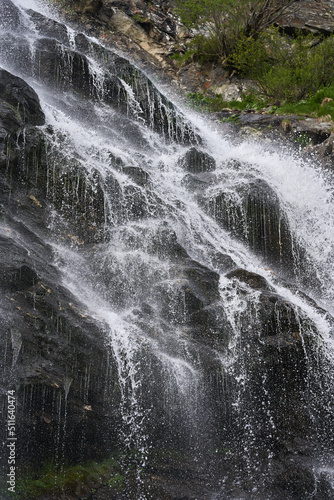 Waterfall in the early summer