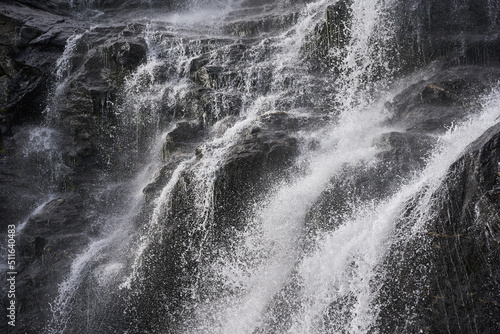 Waterfall in the early summer