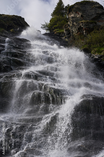 Waterfall in the early summer