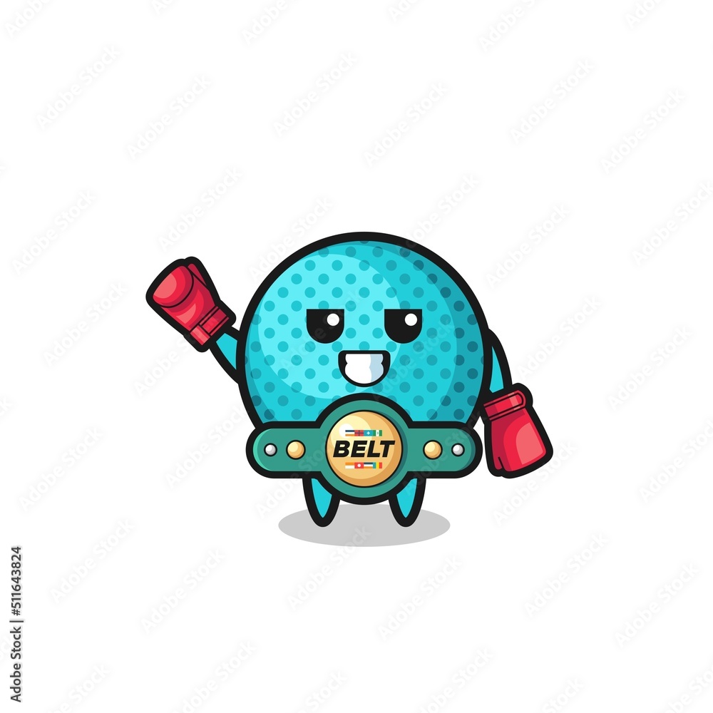 spiky ball boxer mascot character spiky ball boxer mascot character