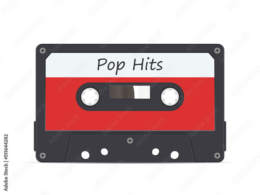 Cassette tape pop hits