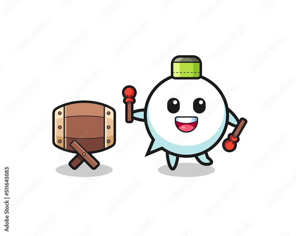 speech bubble muslim cartoon is beating the bedug speech bubble muslim cartoon is beating the bedug